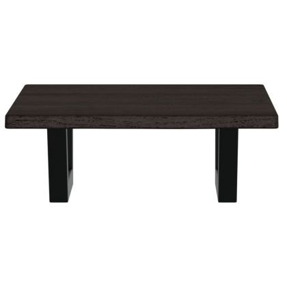 Стенен рафт за мивка, стомана и масивно дърво дъб