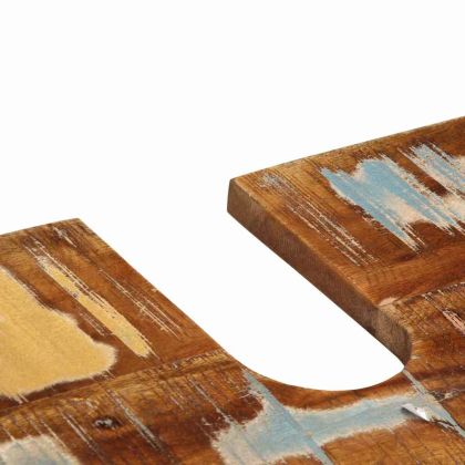 Комплект мебели за баня 2 pcs Солидна рециклирана дървесина