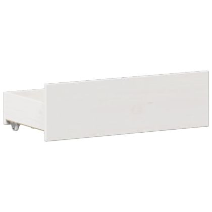 Легло с етажерка за книги, без матрак, 180x200 см, бор масив