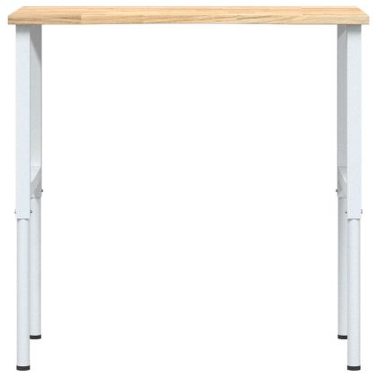 Работна маса 100x60x(71,5-98) cm Дъб от масивна дървесина