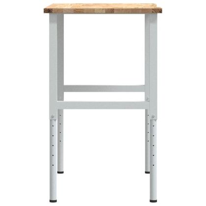 Работна маса 100x60x(71,5-98) cm Дъб от масивна дървесина