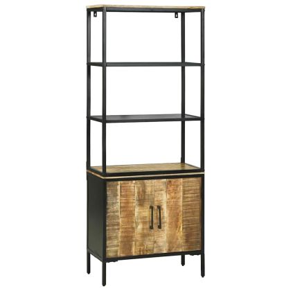 Висок шкаф Кафяво 70 x 35 x 180 см Масивна дървесина от манго