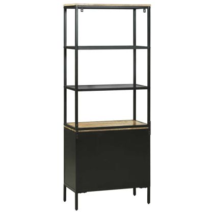 Висок шкаф Кафяво 70 x 35 x 180 см Масивна дървесина от манго