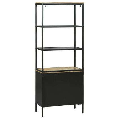 Висок шкаф Кафяво 70 x 35 x 180 см Масивна дървесина от манго