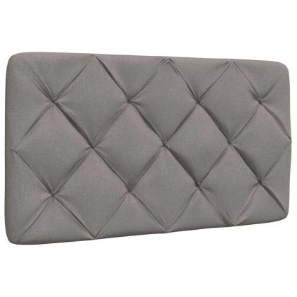 Рамка за легло без матрак, таупе, 90x200 см, плат