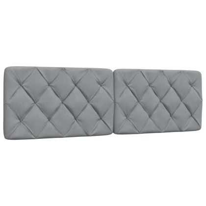 Рамка за легло със светодиод без матрак, 160x200 см, плат