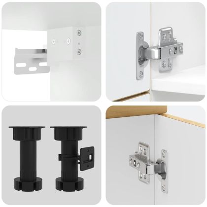 Комплект кухненски шкафове от 7 части Kalmar, инженерно дърво