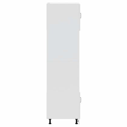 Шкафове за фурна 2 бр. "Lucca" бели, инженерно дърво