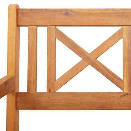 Градински стол 8 pcs 56 x 56 x 90 см Солидно акациево дърво