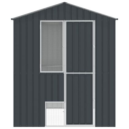 Клетка за птици Антрацит 215 x 210 x 247 см Поцинкована стомана