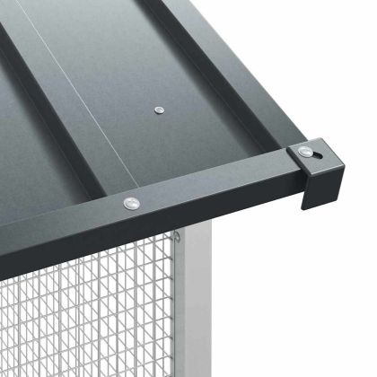 Клетка за птици Антрацит 410 x 210 x 230 см Поцинкована стомана