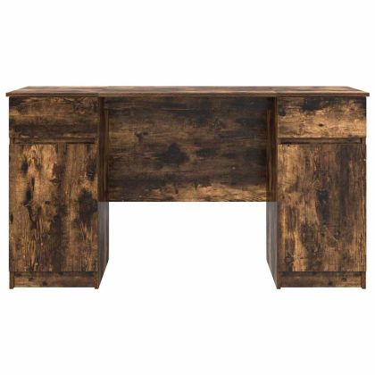 Бюро с чекмедже Опушен дъб 140 x 49 x 76 см Инженерно дърво