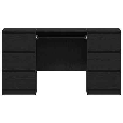 Бюро с чекмедже Черния дъб 140 x 50 x 76 см Инженерно дърво