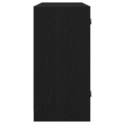 Служебен шкаф Черен дъб 102 x 37 x 75.5 см Инженерно дърво