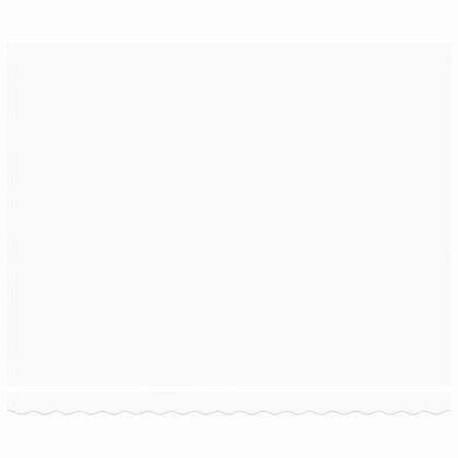 Сгъваем навес С LED лентисти светлини Бяло 400 ×300 cm текстил