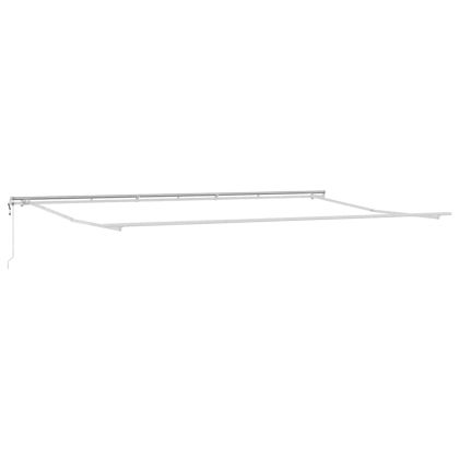 Сгъваем навес 600 × 300 cm Оранжево и кафяво