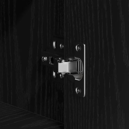 Висок шкаф Черния дъб 80 x 33 x 150 см Инженерно дърво