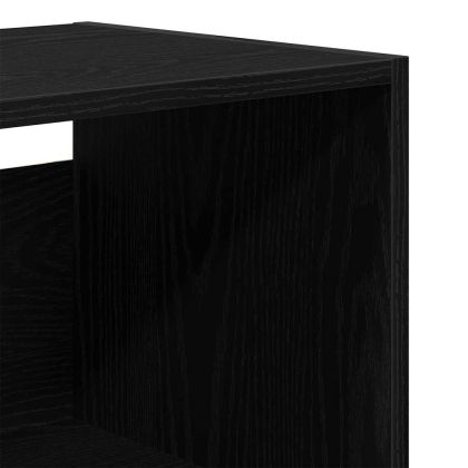 Висок шкаф Черния дъб 69,5 x 34 x 180 см Инженерно дърво