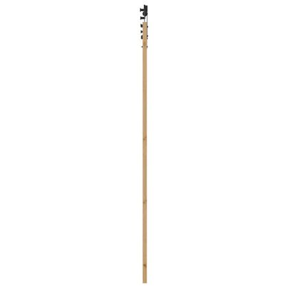 Преплъзваща се врата Естествено и черно 83 x 232 см