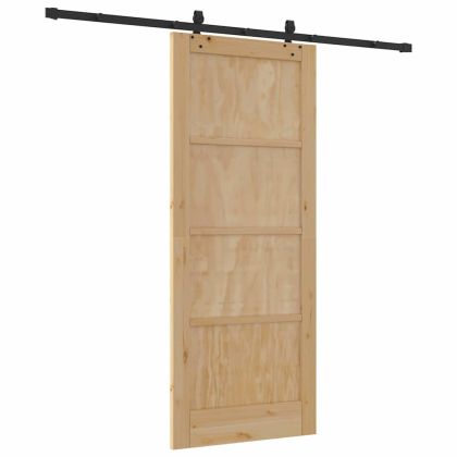 Преплъзваща се врата ORKDAL Кафяво 83 x 202 см