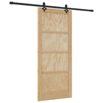 Преплъзваща се врата ORKDAL Кафяво 86 x 198,5 см