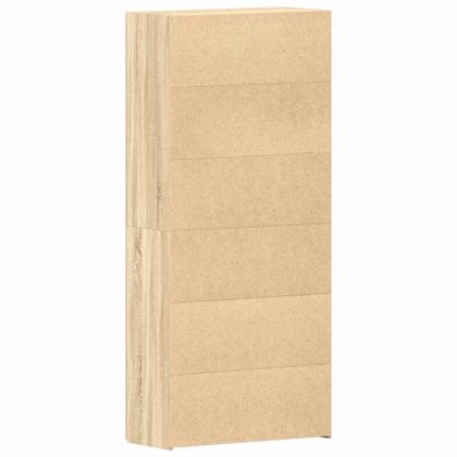 Шкаф за обувки с рафт Кафяво 80 x 35.5 x 180 см Инженерно дърво