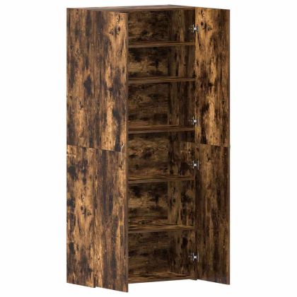 Шкаф за обувки Многоцветен 80 x 35.5 x 180 см Инженерно дърво