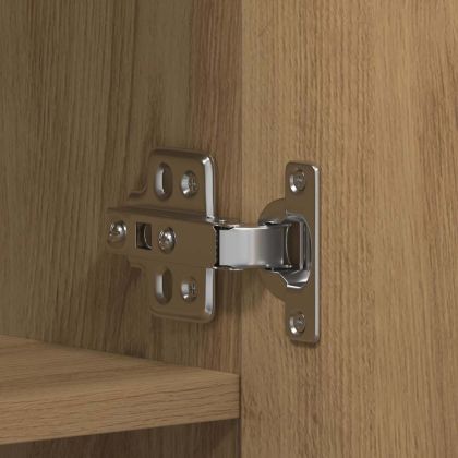 Шкаф за обувки с рафт Кафяво 80 x 35.5 x 180 см Инженерно дърво