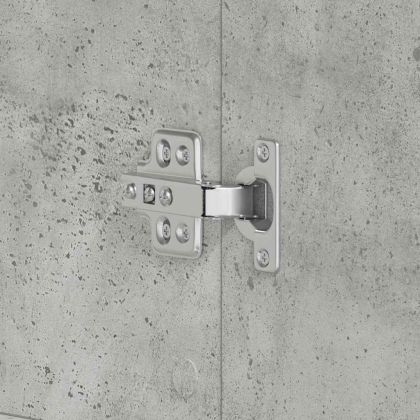 Шкаф за обувки Циментено сиво 80 x 39 x 178 см Инженерно дърво