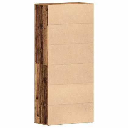 Шкаф за обувки Старо дърво 80 x 39 x 178 см Инженерно дърво