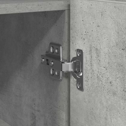 Служебен шкаф Циментено сиво 116 x 30 x 75 см Инженерно дърво