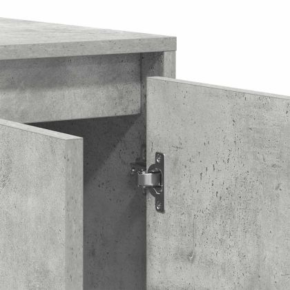 Служебен шкаф Бетонно сиво 120 x 41 x 75 см Инженерно дърво