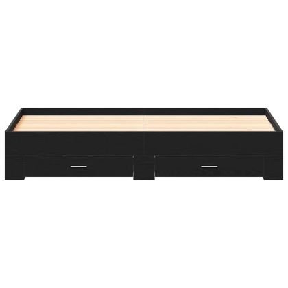 Рамка за легло Черния дъб 180 x 200 cm Инженерно дърво