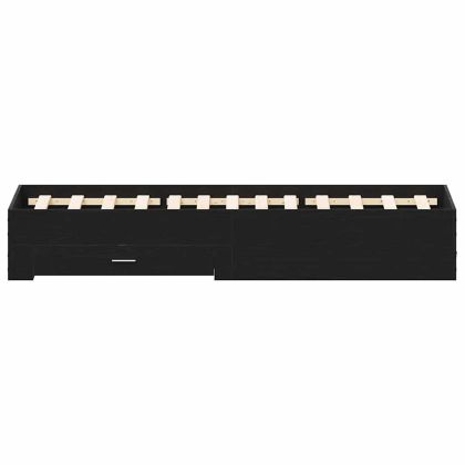 Рамка за легло Черния дъб 120 x 200 cm Инженерно дърво