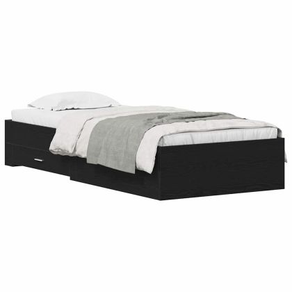 Рамка за легло Черния дъб 100 x 200 cm Инженерно дърво