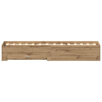 Рамка за легло с чекмедже Дъб 90 x 200 cm Инженерно дърво