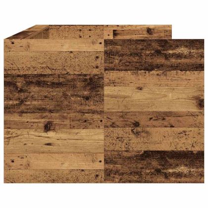 Легло-диван с таблото Старо дърво 90 x 200 cm Инженерно дърво