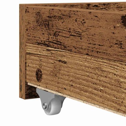 Легло-диван с таблото Старо дърво 90 x 200 cm Инженерно дърво