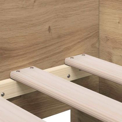 Легло-диван с таблото Дъб 90 x 200 cm Инженерно дърво