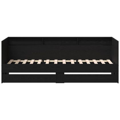 Легло-диван с таблото Черния дъб 90 x 200 cm Инженерно дърво