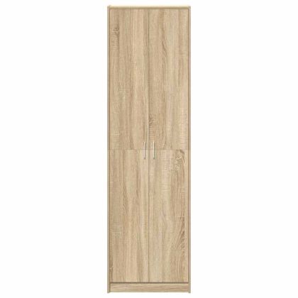 Гардероб с рафт Сонома дъб 55 x 25 x 189 см Инженерно дърво