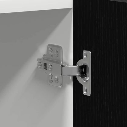 Микровълнов кабинет с рафт Riga Черен дъб 60 x 57 x 207 см