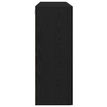 Стенни шкафове 2 pcs Черния дъб 69,5 x 34 x 90 см