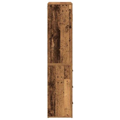 Висок шкаф Старо дърво 80 x 33 x 150 см Инженерно дърво