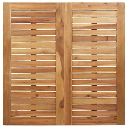 Комплектзахраненевградината 5 pcs Кафяво Масивно акациево дърво