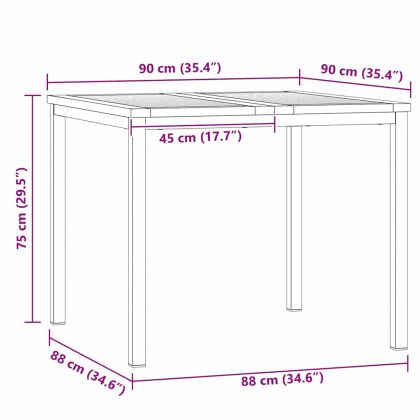 Комплектзахраненевградината 5 pcs Кафяво Масивно тиково дърво