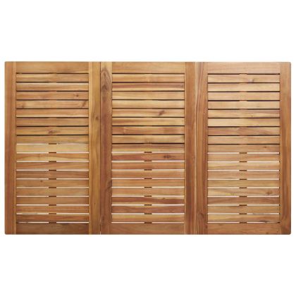 Комплектзахраненевградината 5 pcs Солидно тиково дърво