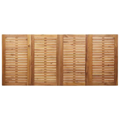 Комплектзахраненевградината 9 pcs Масивно тиково дърво