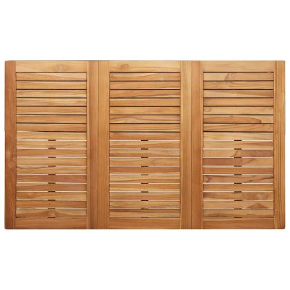 Комплектзахраненевградината 5 pcs Солидно тиково дърво