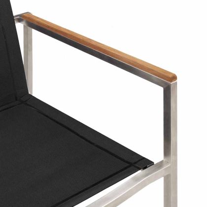 Комплектзахраненевградината 7 pcs Солидно тиково дърво